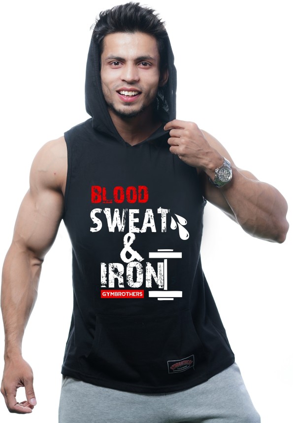 sleeveless t shirts for gym flipkart