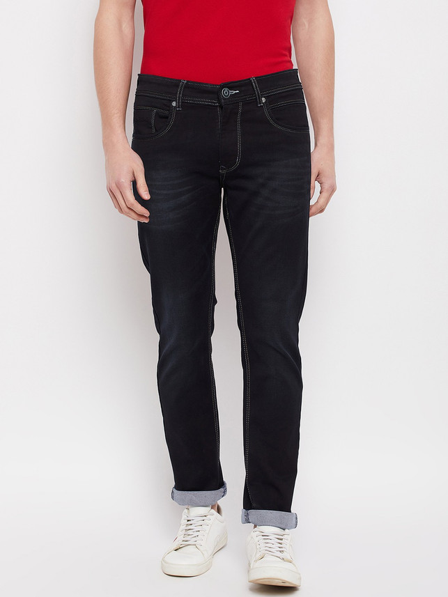 DUKE Slim Men Black Jeans - Buy DUKE 