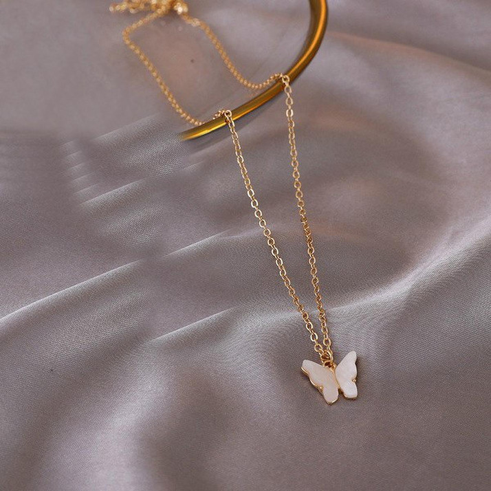 ANNA CREATIONS White and Gold Chain 