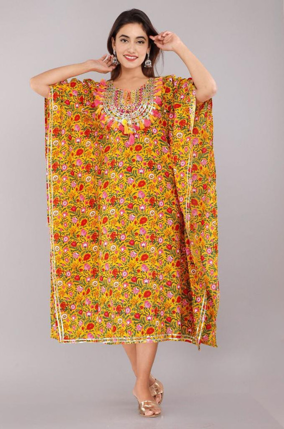 Doriyaan Women Printed Kaftan Kurta 