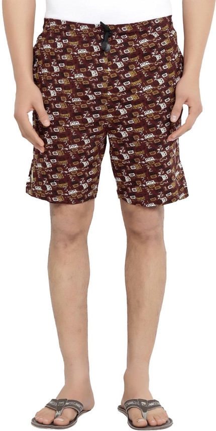 Bumchums Printed Men Multicolor Bermuda 