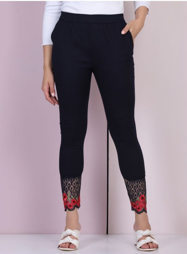 SHANE Regular Fit Women Black Trousers 