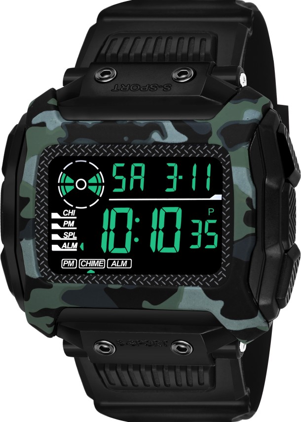 timex waterproof digital watch