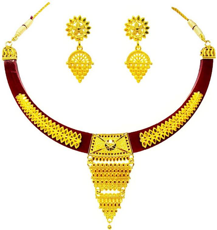 ZR JEWELS pola necklace set Gold-plated 