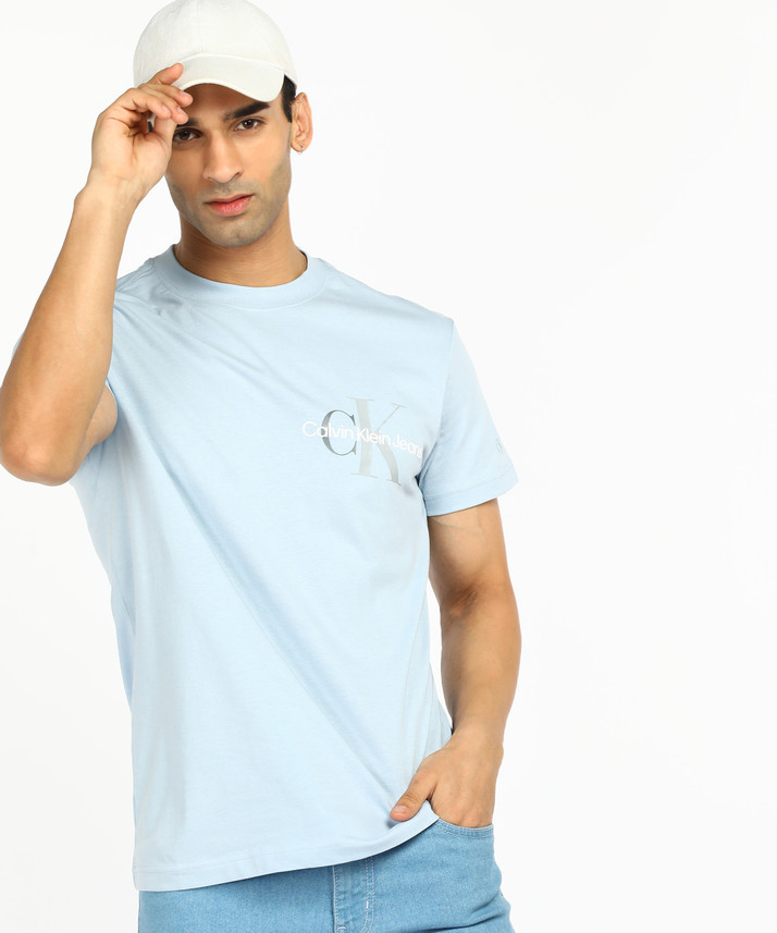 Calvin Klein Jeans Printed Men Round 
