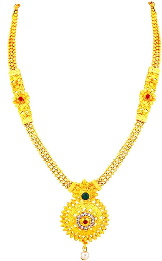 BLISSIBLE One Gram Gold Long Rani Haar 
