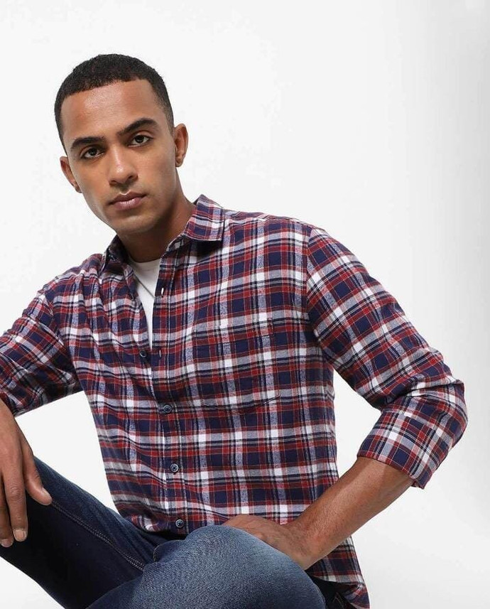 Netplay Men Checkered Casual Multicolor 