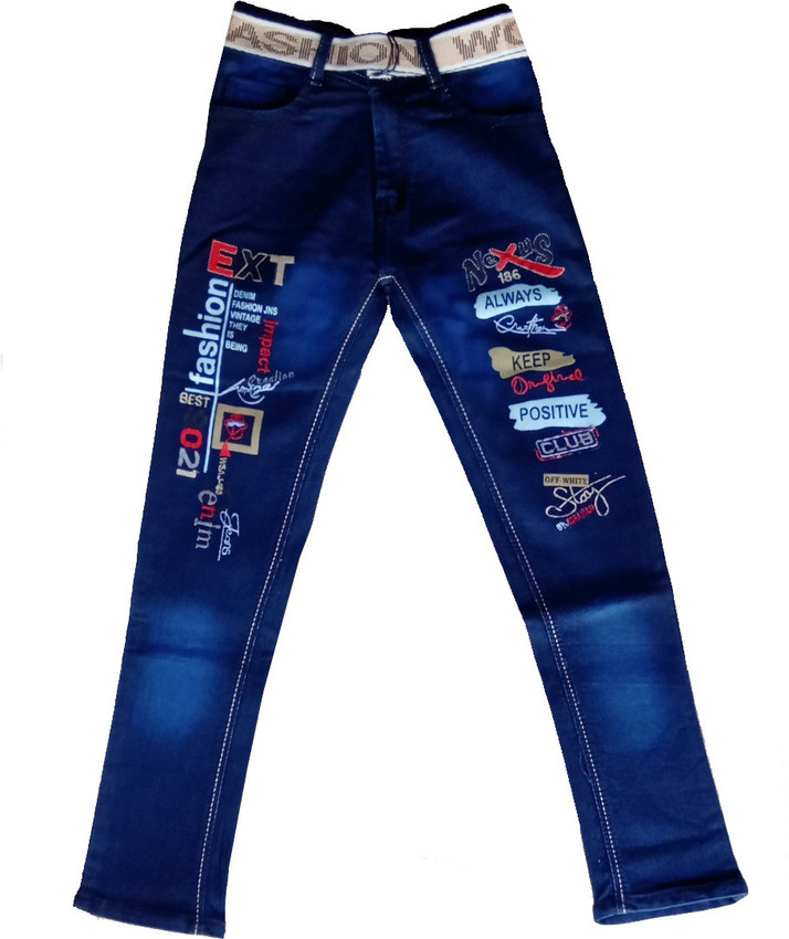 Life win Regular Boys Dark Blue Jeans 