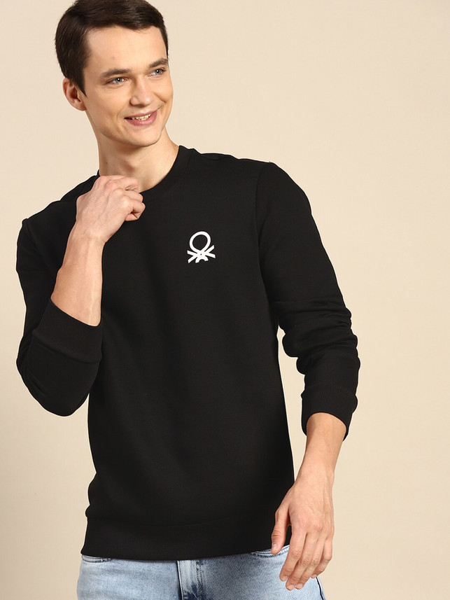 Full Sleeve Solid Men Sweatshirt 