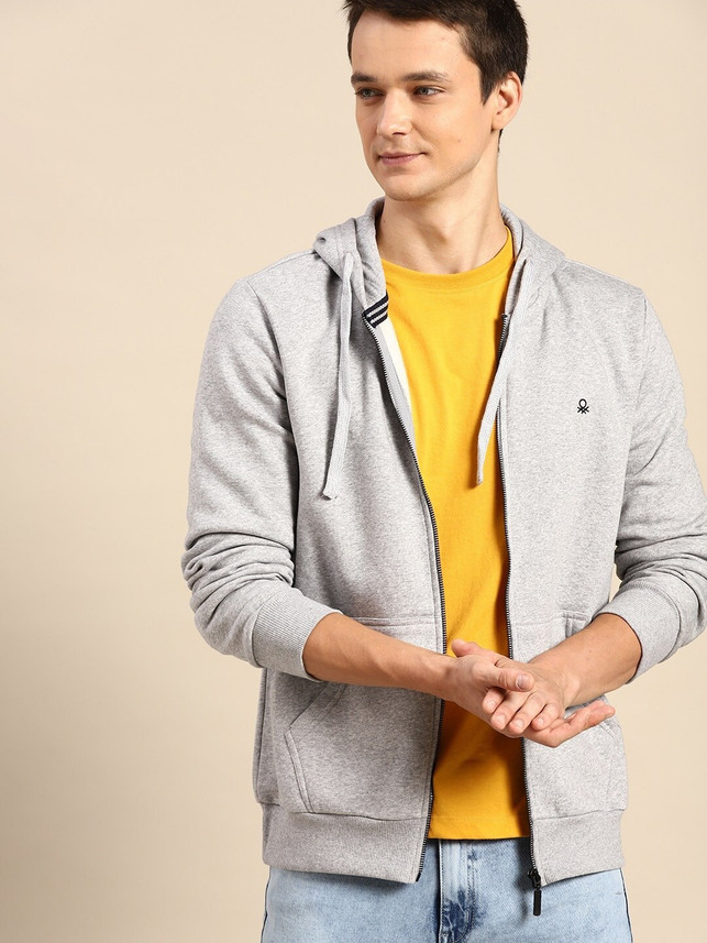 Full Sleeve Solid Men Sweatshirt 