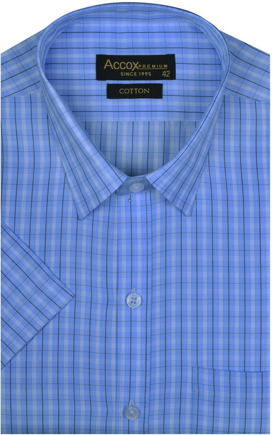 ACCOX Men Checkered Formal Multicolor 
