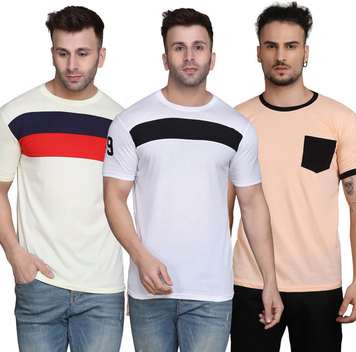 TOKO FASHION Solid Men Round Neck 