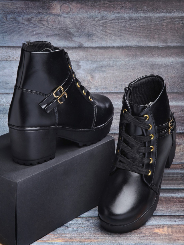 AROOM Zipper Synthetic Leather Casual 