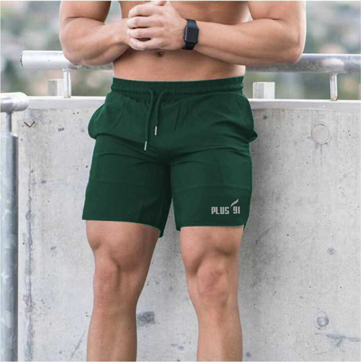 Buy Plus91 Printed Men Dark Green 