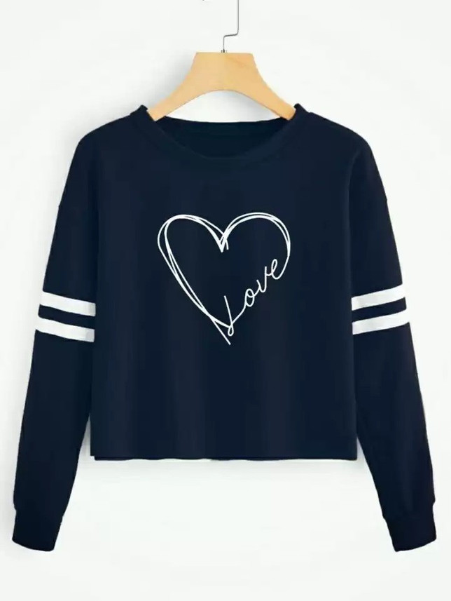 RYTE STYLE Striped Women Round Neck 