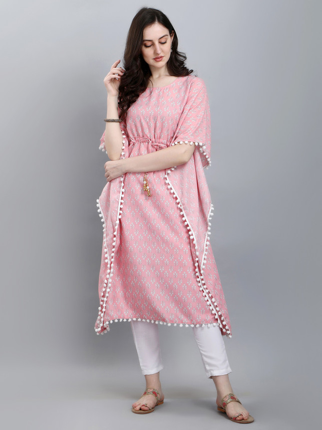 Kenlina Women Printed Kaftan Kurta 
