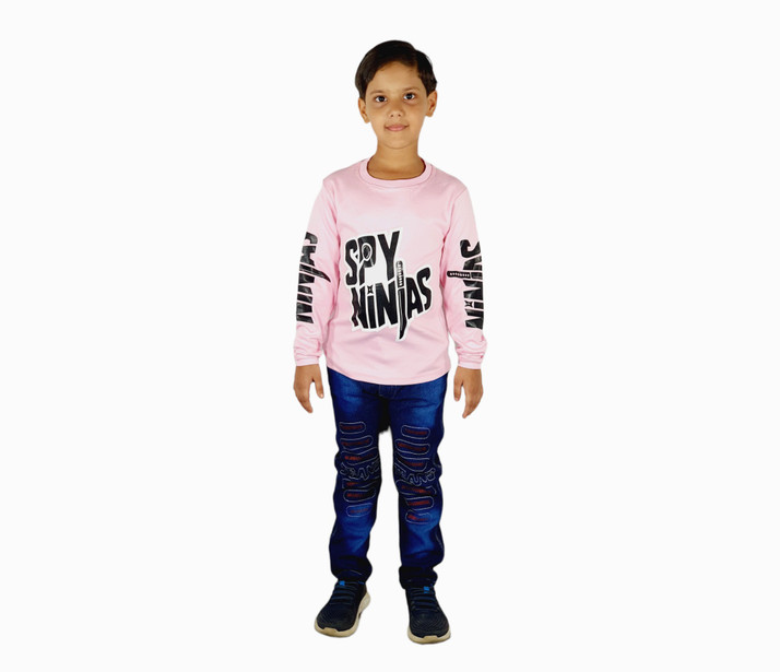 AH Zeeshan Boys Casual T-shirt Pant 