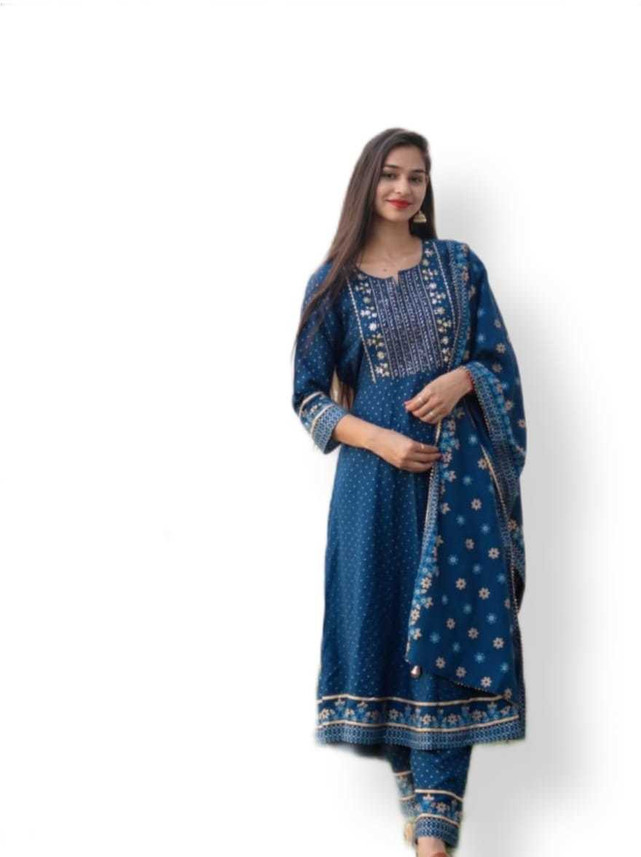 Ayush Enterprise Embellished Anarkali 