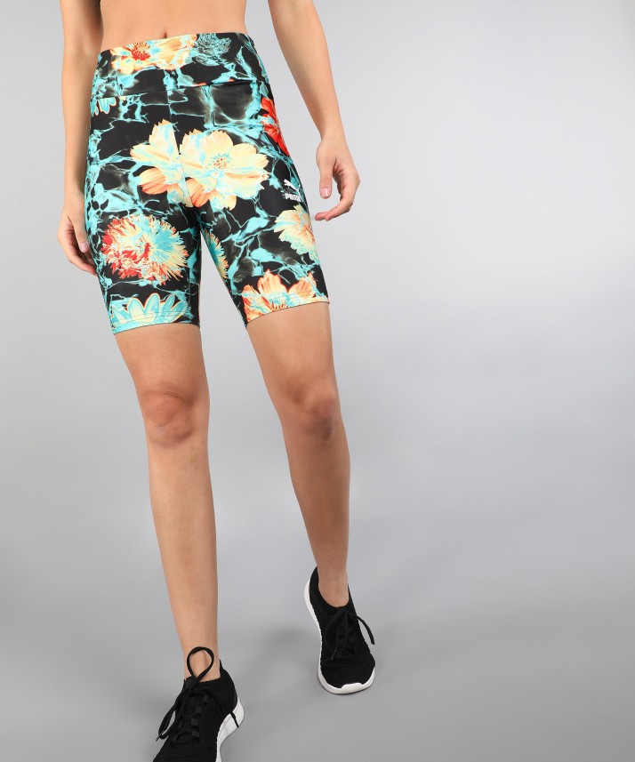 puma floral shorts