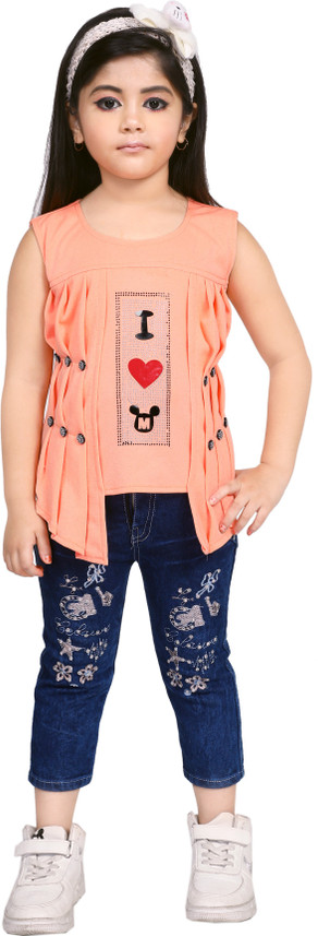 STYLED FASHION Girls Party(Festive) Top 