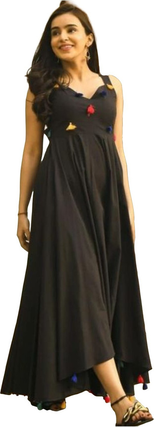 Pinank Women Embellished Flared Kurta 