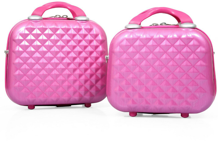 POLO CLASS 2Pc Set Pink Vanity Bag 