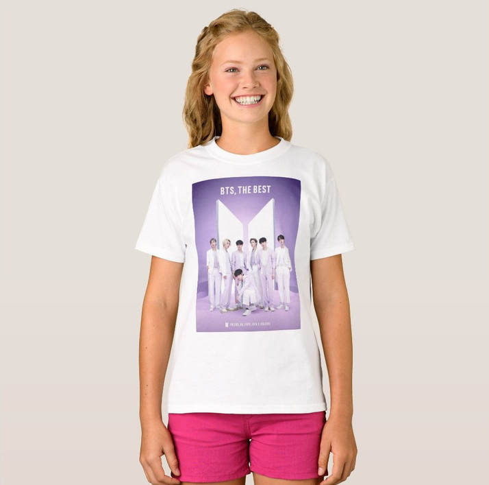 CrazyKaze BTS Girls Graphic Print 