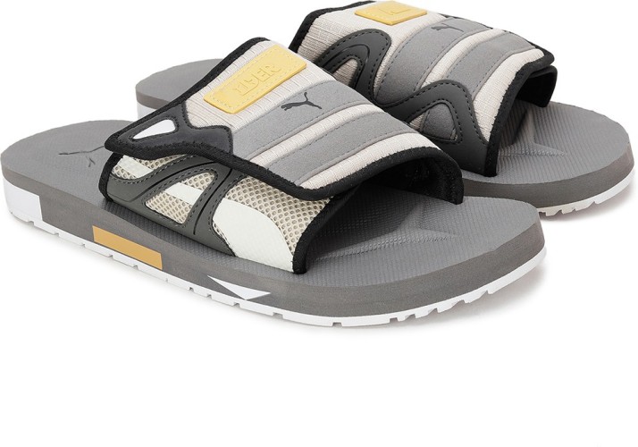 puma grey sports sandals