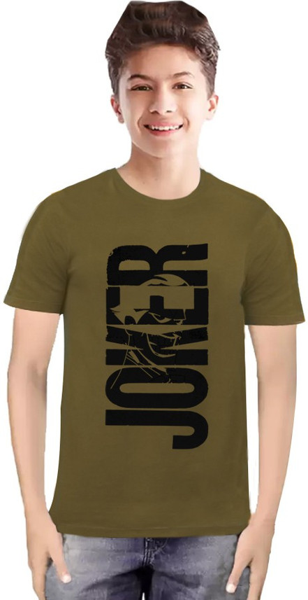 JUGULAR Boys Typography Pure Cotton 