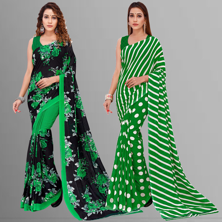 Buy Anand Sarees Floral Print Daily 
