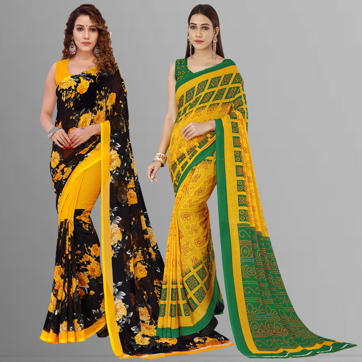 Buy Anand Sarees Floral Print Daily 