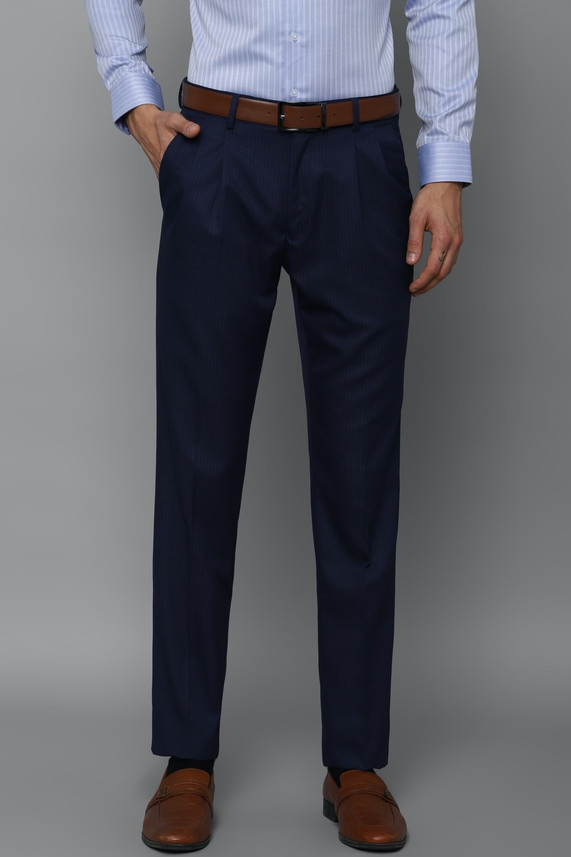 LOUIS PHILIPPE Regular Fit Men Dark 