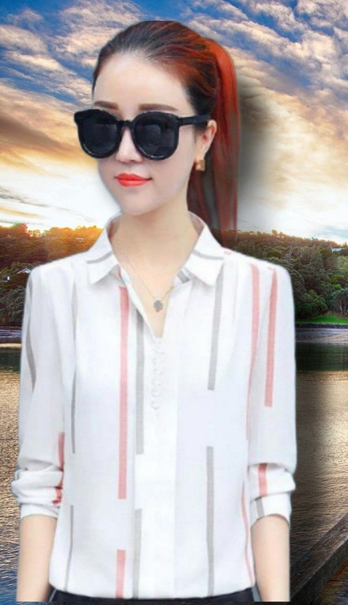 Women Solid Formal White Shirt 