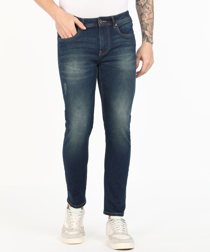BEING HUMAN Skinny Men Blue Jeans - Buy 