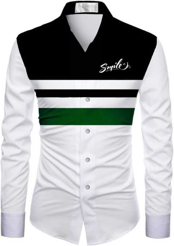 OM SHIVAY FASHION Men Printed Casual 