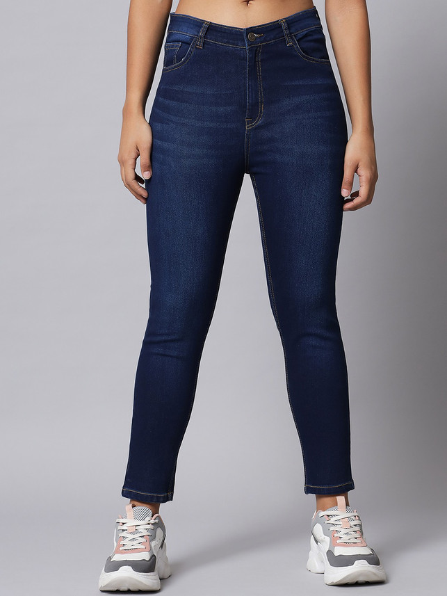 OVERS Skinny Women Blue Jeans - Buy 