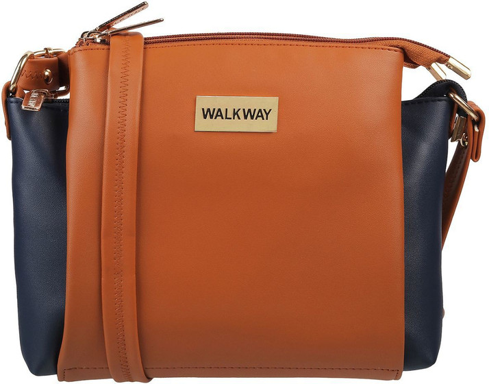 Buy Walkway Women Tan Sling Bag Tan 