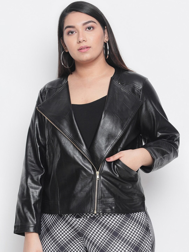 Amydus 3/4th Sleeve Solid Women Jacket 