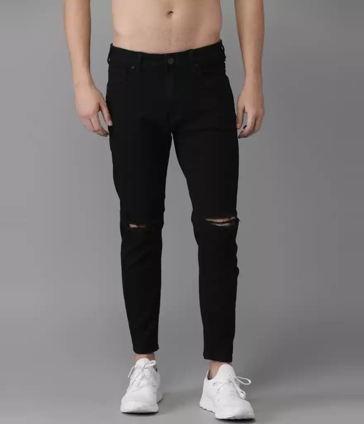 Nayak Fashion Slim Men Black Jeans 