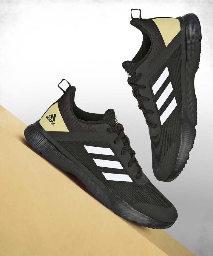 adidas black shoes flipkart
