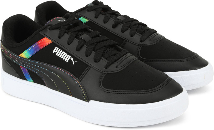 puma rainbow shoes black