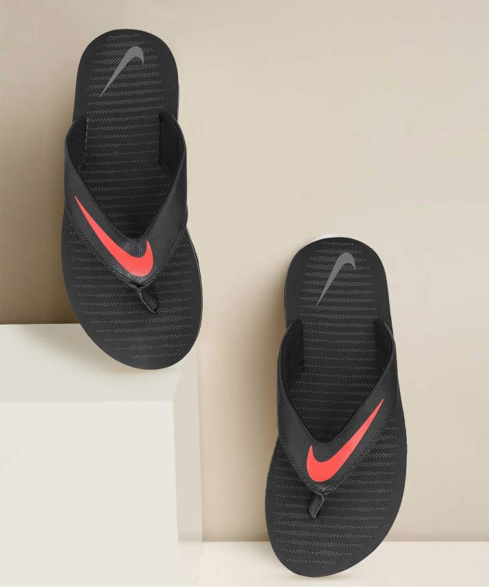 nike men's chroma thong 5 black slippers