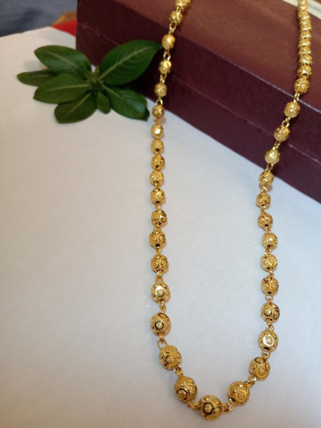 Gold-plated Plated Brass Chain 