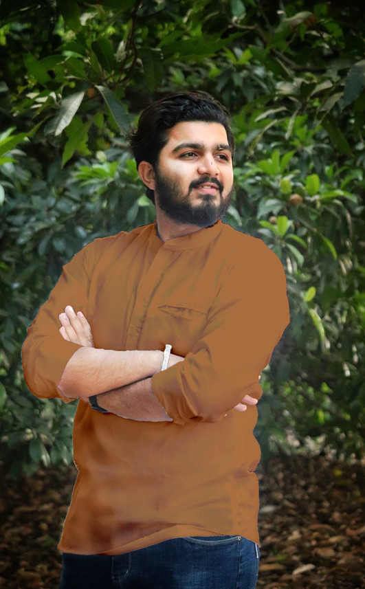Dhruvi Fashion Men Solid Ethnic Dress 