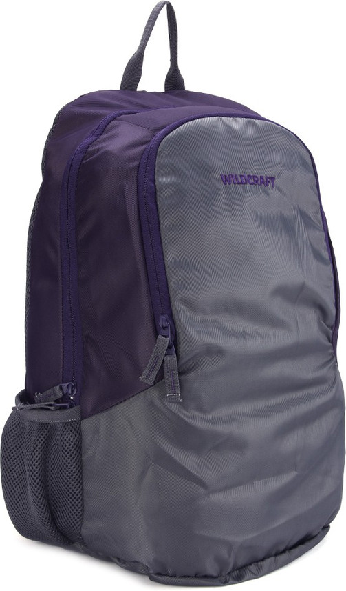 wildcraft purple backpack
