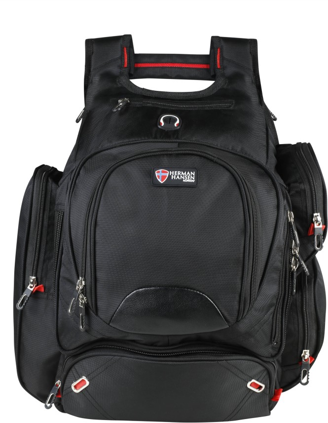 herman hansen backpack with usb