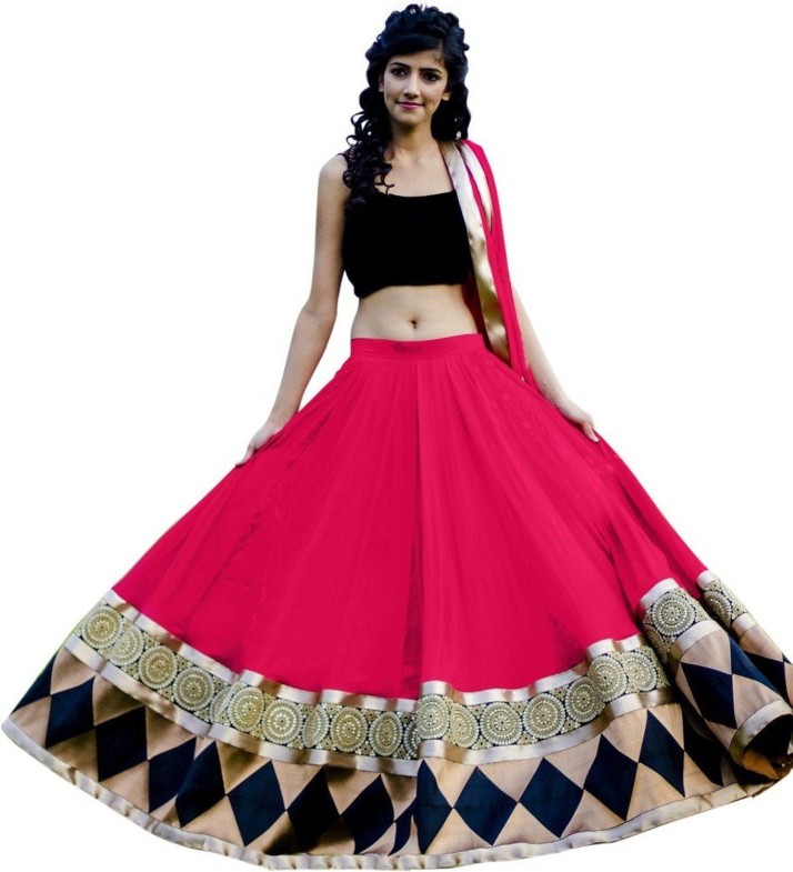 simple lehenga on flipkart