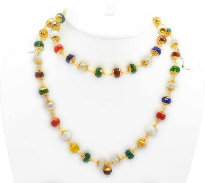 Sai Gold Navratna Mala Gold-plated 