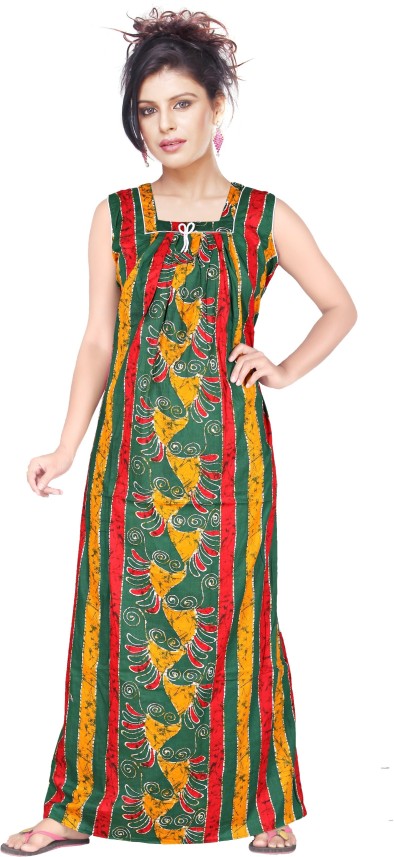 sleeveless nighty flipkart