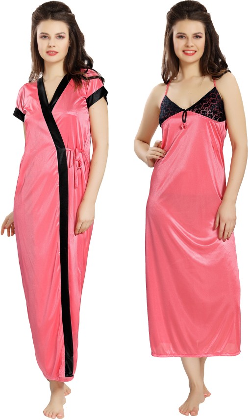 satin nightwear flipkart